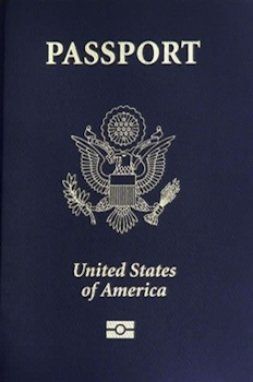Picture of a US Passport